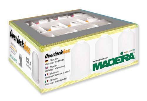 Набор ниток Madeira для оверлока Aerolock 12*1200м (арт. 9203)