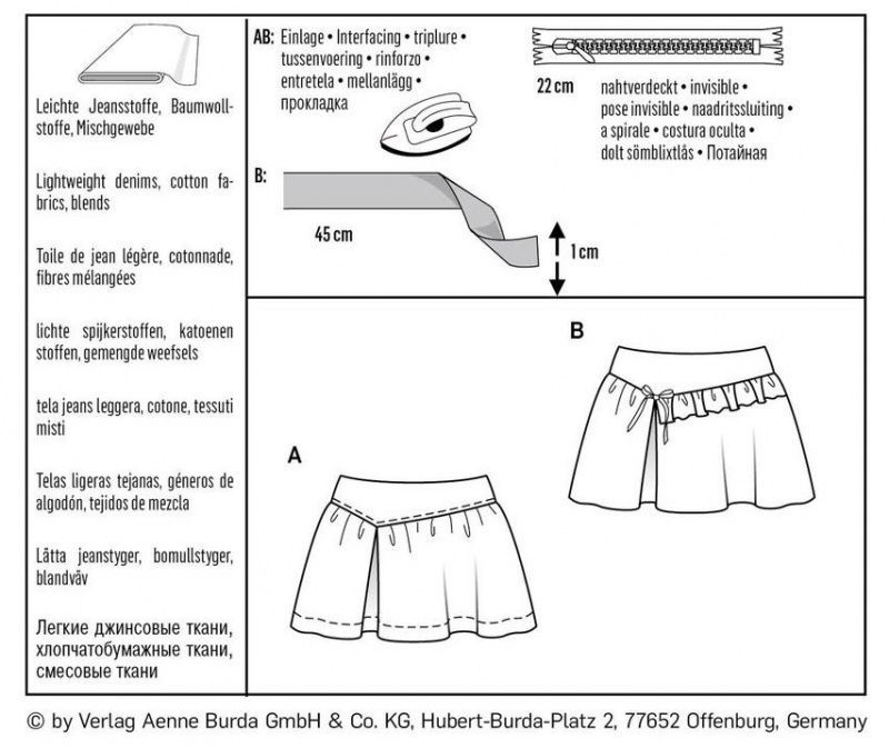 Выкройка Burda 9336