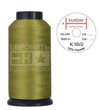 Нитка Euron филаментная K50/2 №240 5000м