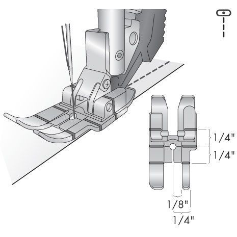Лапка для квилта c IDT PFAFF 820926096
