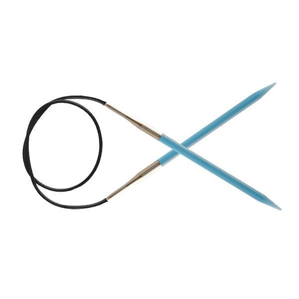 Спицы круговые "Trendz" 5,5мм/80см, акрил, бирюзовый KnitPro 51086