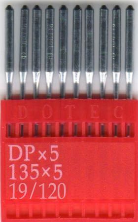 Иглы Dotec универсальные DPx5 (134) SERV7 №120 10 шт