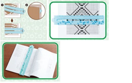 Набор линеек для разметки узоров Clover 3164