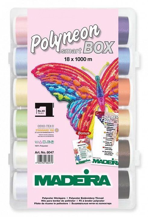 Набор ниток Polyneon (18шт*1000м) Madeira 8047