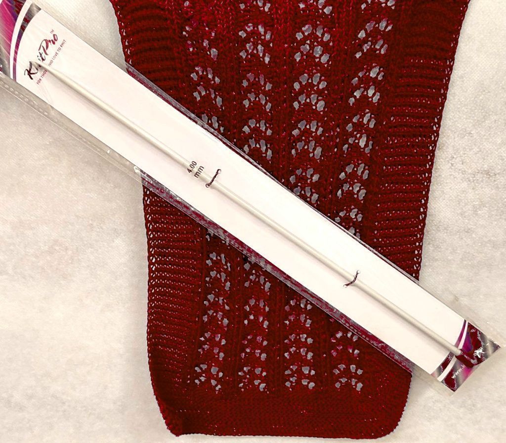 Крючок для вязания афганский "Basix Aluminum" 4мм/30см, алюминий, серый, KnitPro, арт.30824