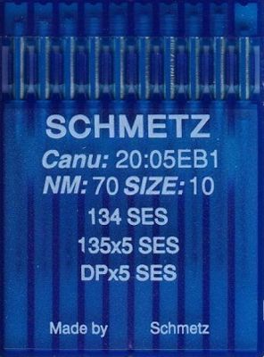 Иглы Schmetz DPx5 (134) для трикотажа SES  №70 10 шт