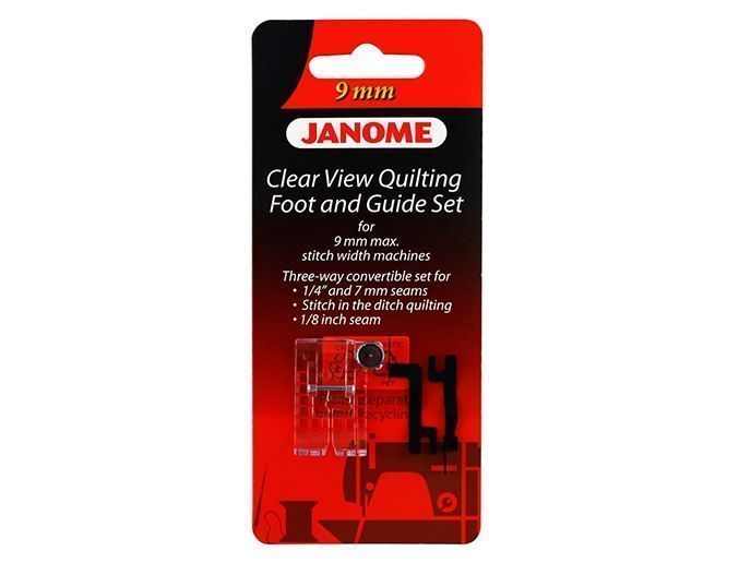 Лапка Janome прозрачная для квилтинга с направителями OV 202-089-005