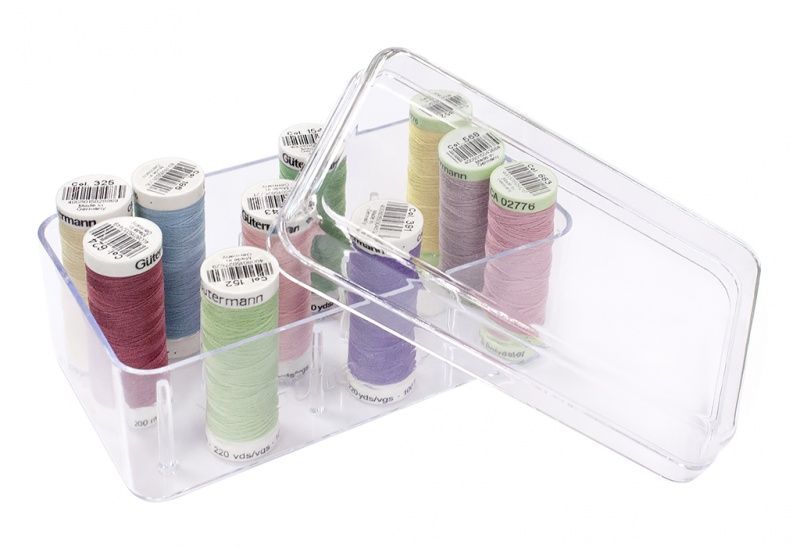Gutermann Коробка для 18 катушек  (135х77х62мм) Gutermann 728160