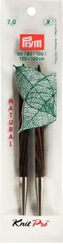 Спицы съемные "NATURAL" 7 мм PRYM 223330