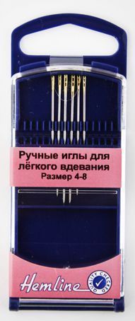 Иглы ручные для легкого вдевания,6 шт арт. 216G.48
