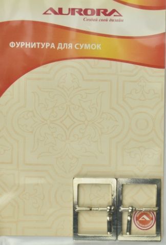 Пряжка Aurora цв. никель, 19мм, 2 шт AU-B1919N