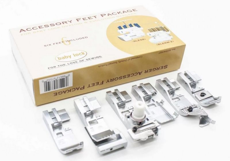 Набор 6 лапок для оверлоков Babylock A-6EU BLEI-FEET