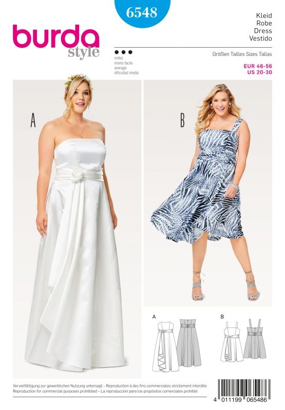 Выкройка Burda 6548