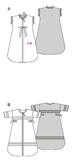 Выкройка Burda 9382-Cпальный мешок