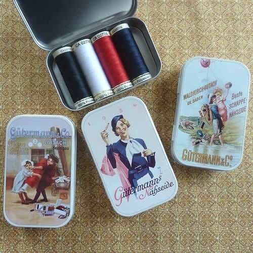 Набор швейных ниток в коробочке (4 катушки х 100м) Gutermann 799408