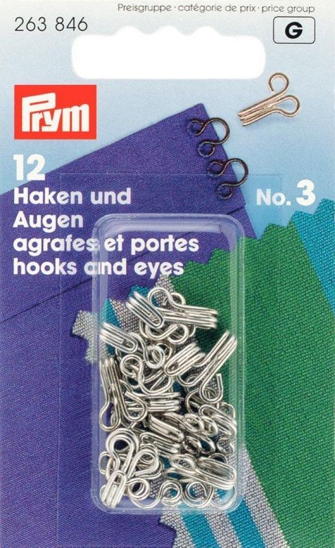 Крючки и петли PRYM 263846