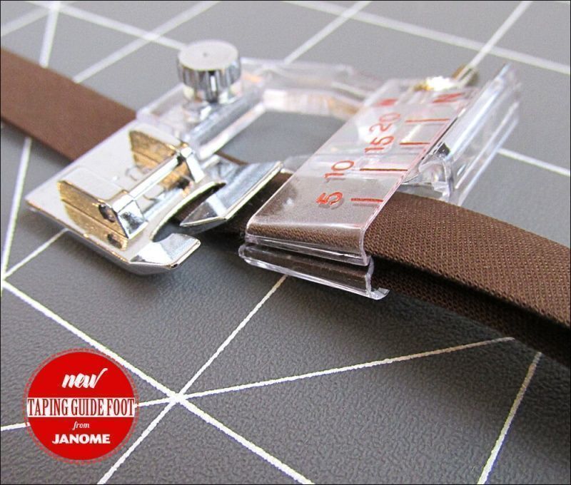 Лапка для пришивания ленты к краю ткани с направителем Janome (для машин с зигзагом 9 мм) 202-310-008