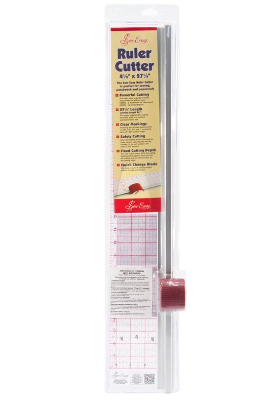 Линейка с ножом для раскроя, 27 1/2'' х 4 1/2" Hemline ER4186