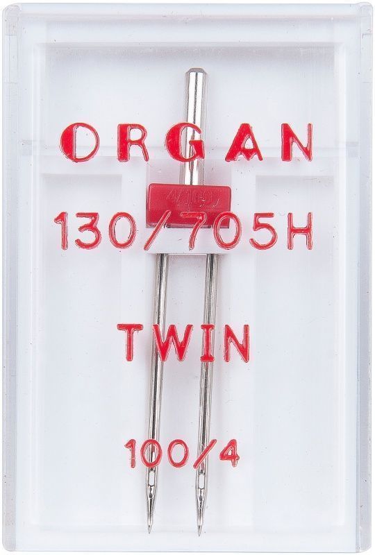 Игла Organ двойная универсальная № 100/4 1 шт. 130/705H