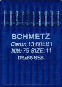 Иглы Schmetz DBxK5 SES №75 10шт