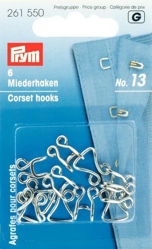 Крючки и петли для корсетов PRYM 261550