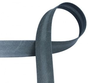 Косая бейка сатин 15 мм X 1 м (1058 т.серый)