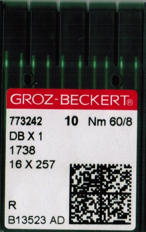 Игла Groz-beckert DBx1 №60/8 10 шт