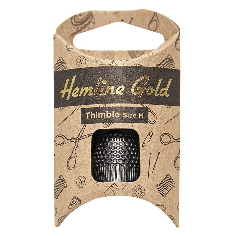 Наперсток с кантом против скольжения, размер 16 Hemline Gold 300.M.HG