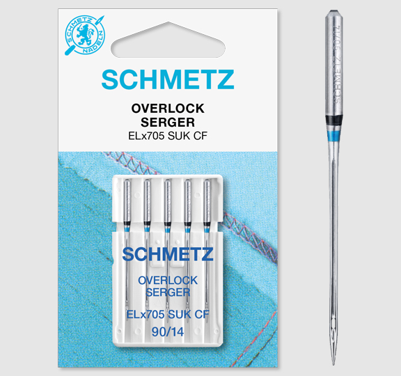 Иглы Schmetz для распошивальных машин №90, 5шт ELx705 SUK CF