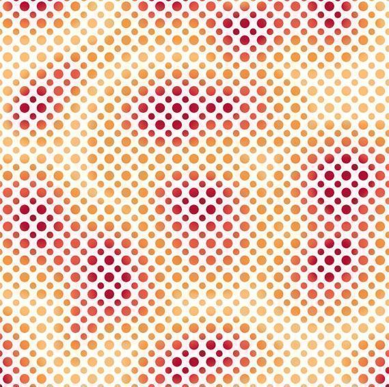 Ткань QUILTING TREASURES Ombre Dots 23413-RO