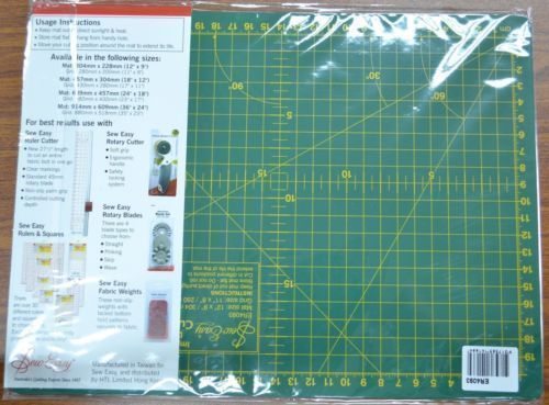 Мат для раскройного ножа двусторонний Sew Easy 30х23см ER4093