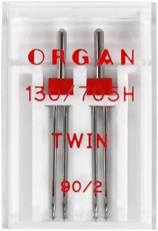 Иглы Organ двойные универсальные № 90/2 2 шт. 130/705H