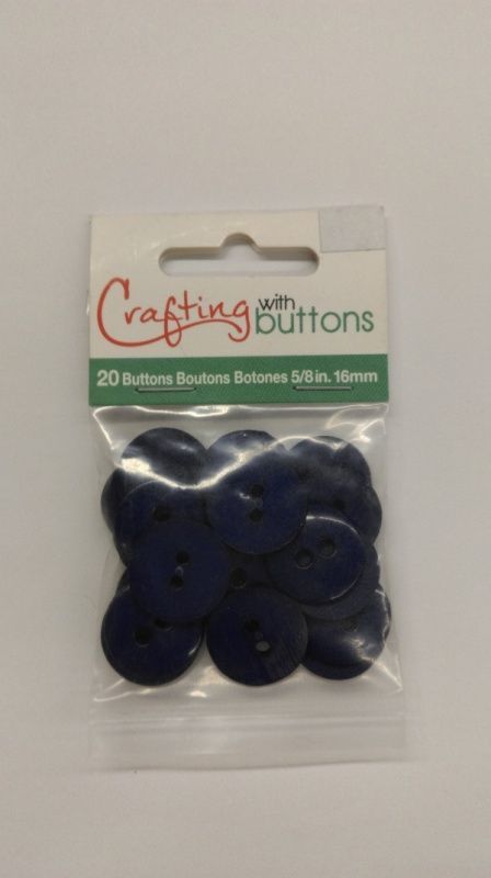 Пуговицы Colors by Favorite Findings,цв.темно-синий арт.570000018