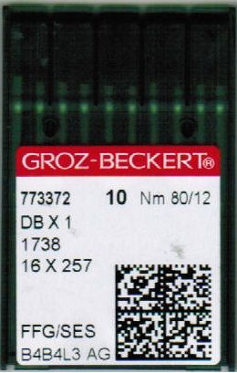 Игла Groz-beckert DBx1 FFG/SES №80/12 10 шт