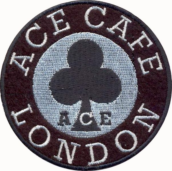 Нашивка РТО "Ace Cafe London" с клеевым слоем 7,6х7,6см  арт.10621134