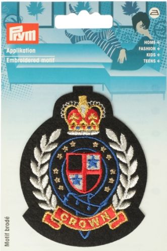 Термоаппликация "Герб CROWN" 70*90мм PRYM 926679