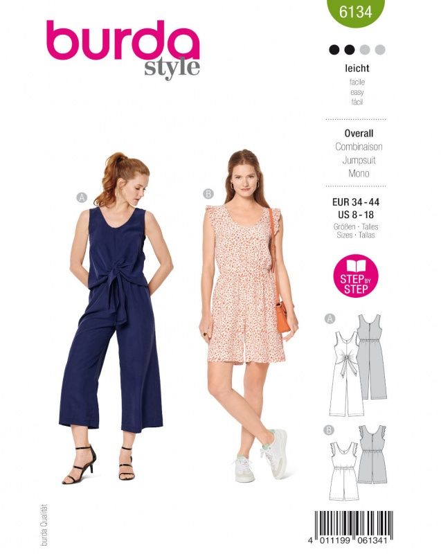 Выкройка Burda 6134