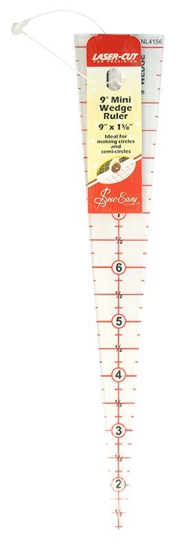 Линейка для создания мини-клиньев под углом 9°,9 x 1 5/8"Нemline NL4156