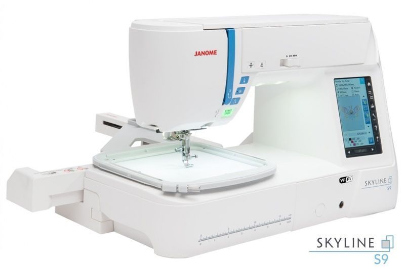 Швейная машина с вышивальным блоком Janome Skyline S9