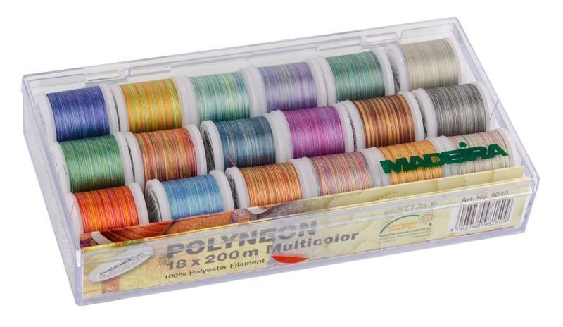 Набор ниток Polyneon Multicolor MADEIRA (18 x 200 м) 8046