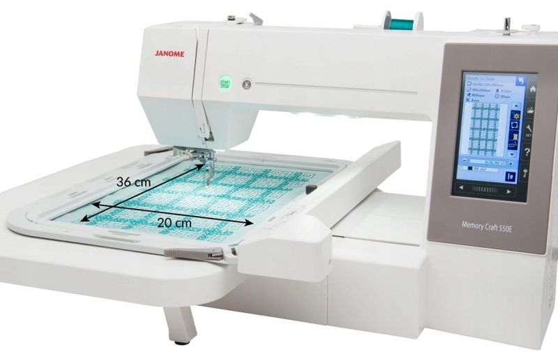 Вышивальная машина Janome Memory Craft 550LE