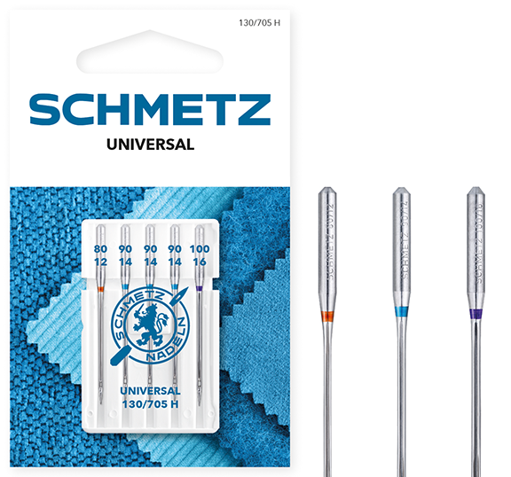 Иглы Schmetz универсальные № 80-100 5 шт. 130/705H