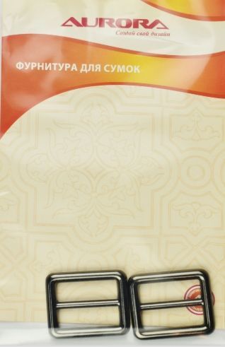 Застежки-пряжки для сумок цв.черный 18,8*25 мм AU-B1925B