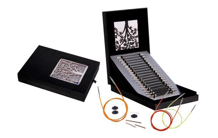 Подарочный набор "Interchangeable Needle Set" съемных спиц "Karbonz" KnitPro 41620