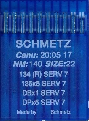 Иглы Schmetz DPx5 (134) SERV7 №140 10 шт