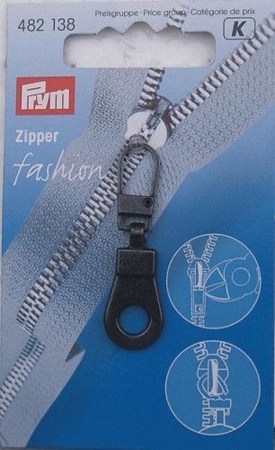 Подвеска для молний "Люверс" цв.черный PRYM 482138