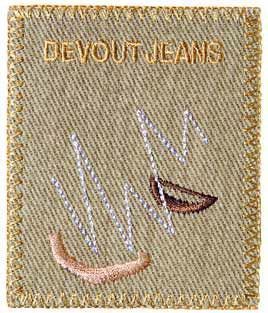 Аппликация "Devout Jeans" 7х8.5 см PRYM 925788