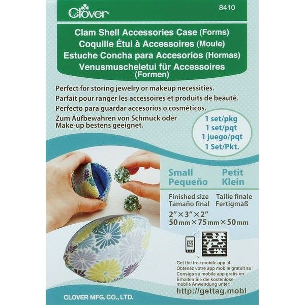 Набор форм для изготовления футляра-раковины (маленькие) Clover 8410