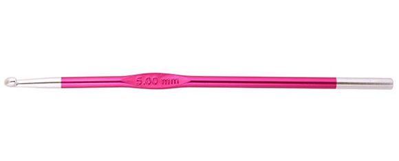 Крючок для вязания "Zing" 5мм, алюминий, рубиновый KnitPro 47471