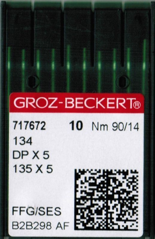 Игла Groz-beckert DPx5 FFG/SES GEBEDUR (134) № 90/14 10 шт